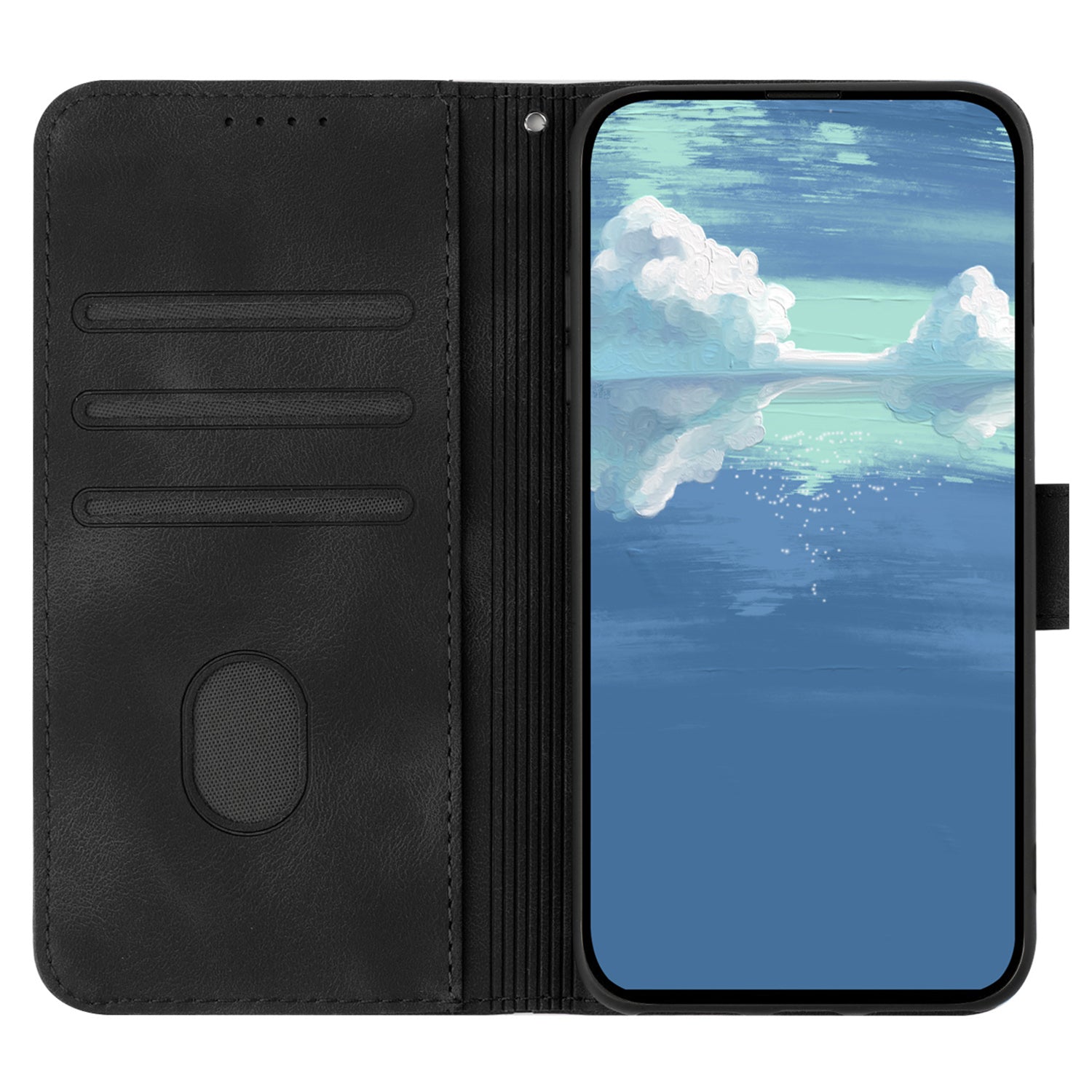 YX0040 For Google Pixel 9 Pro Case Imprinted Leather Stand Phone Cover YX0040 For Google Pixel 9 Pro Case Imprinted Leather Stand Phone Cover